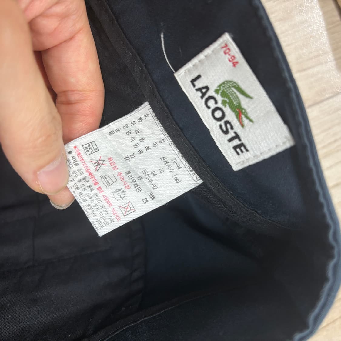 라코스테 네이비 반바지 70-94 상품이미지3