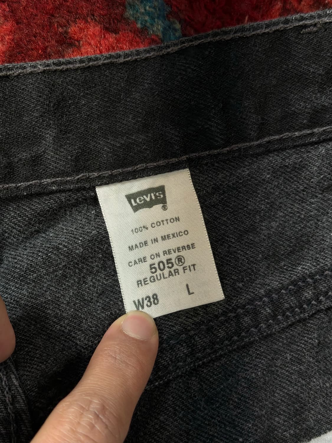 00's 빈티지 리바이스 쇼츠 505 리바이스 흑청 반바지 상품이미지9