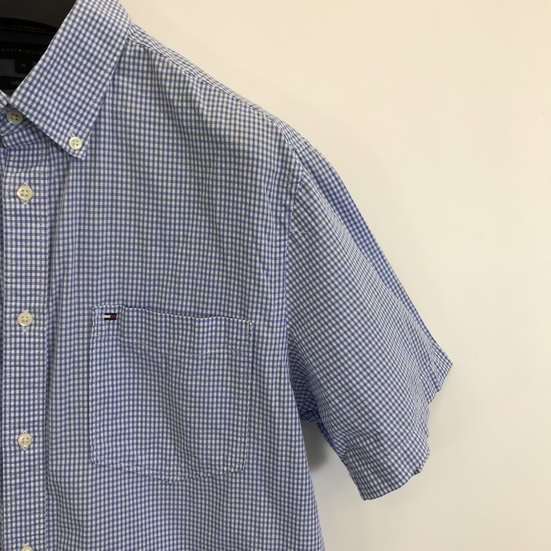 타미힐피거 커스텀핏 깅엄체크셔츠 [XL] 상품이미지2