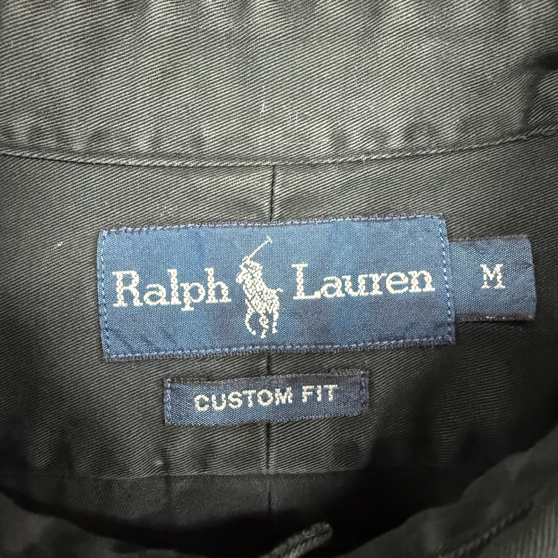 (L)00s 폴로 랄프로렌 버튼다운 코튼셔츠(블랙) 상품이미지2