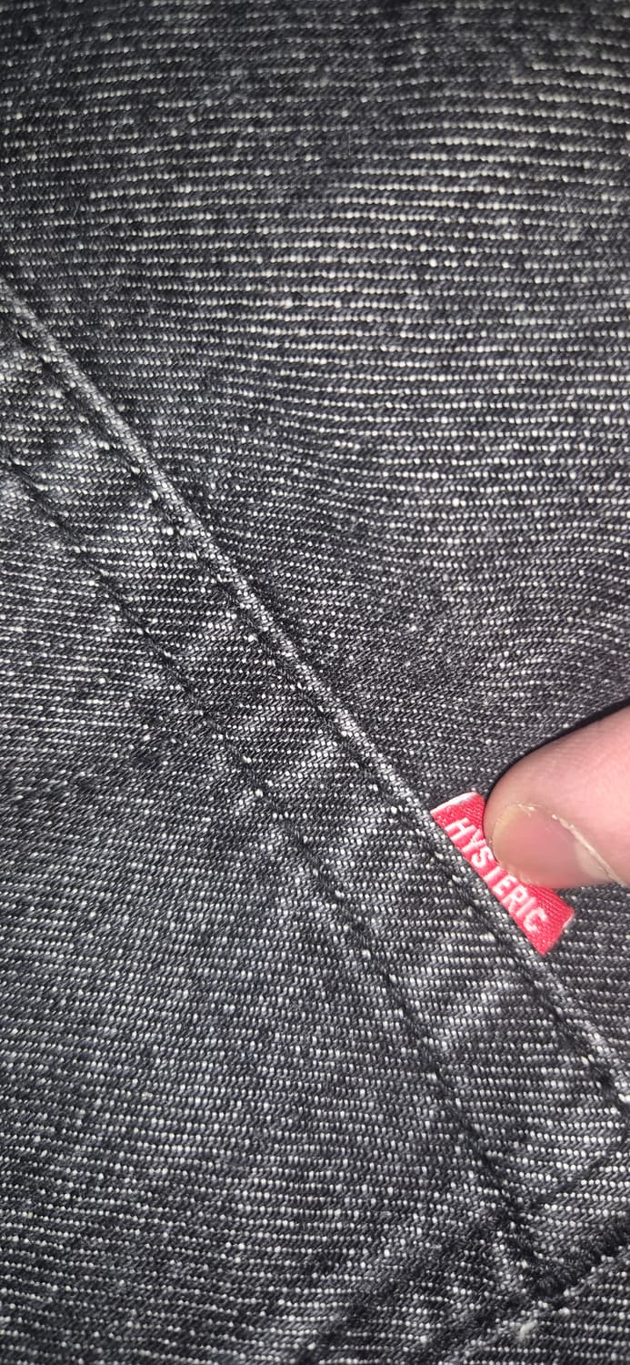 히스테릭 글래머 부츠컷 킨키 데님팬츠(흑청,부츠컷.플레어) 상품이미지3