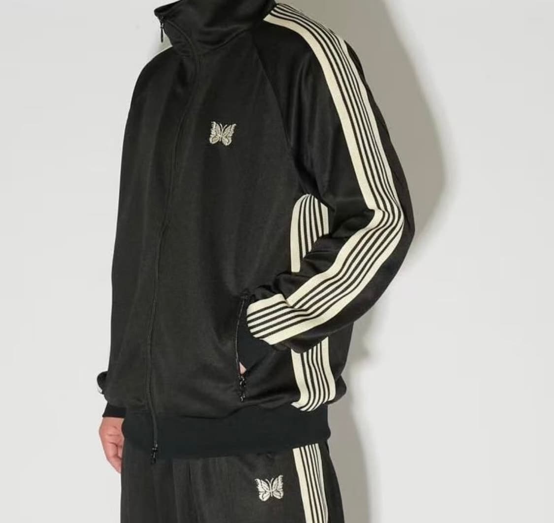 니들스 2026별주 폴리트랙자켓 블랙화이트 xl 상품이미지1