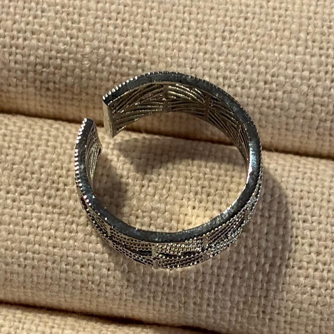 새상품 여성 신주 빗살 오픈링 반지  상품이미지6