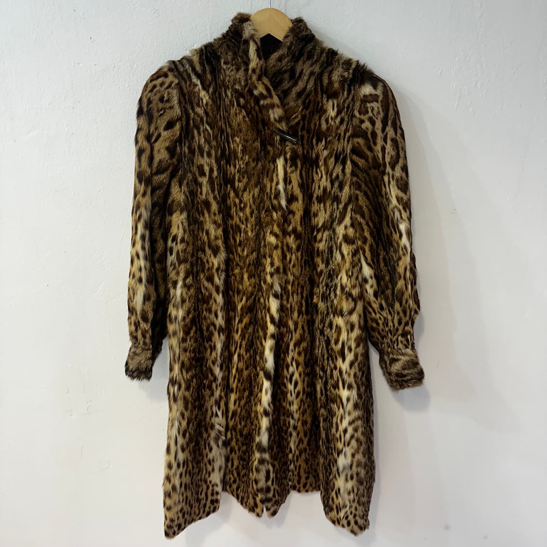 빈티지 레오파드 롱 퍼자켓(렉스)L 상품이미지1