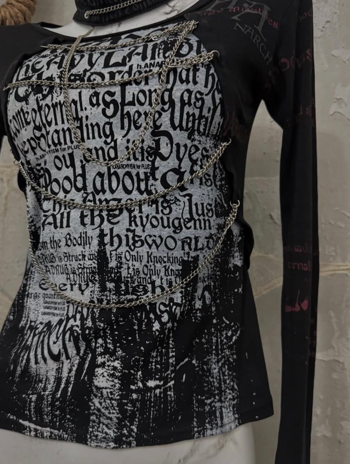 H.naoto Neck Detail Sleeve 상품이미지2