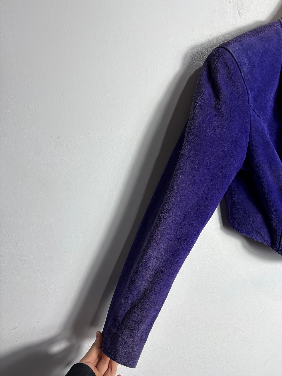 Phoenix usa 피닉스 퍼플 스웨이드 숏 자켓 상품이미지8