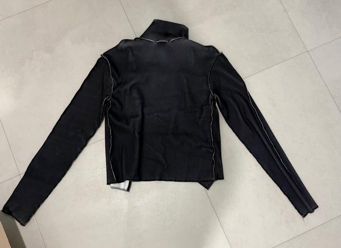 Lecyto 레씨토 니트집업 RIBBED PRINT KNIT ZIP UP 상품이미지3