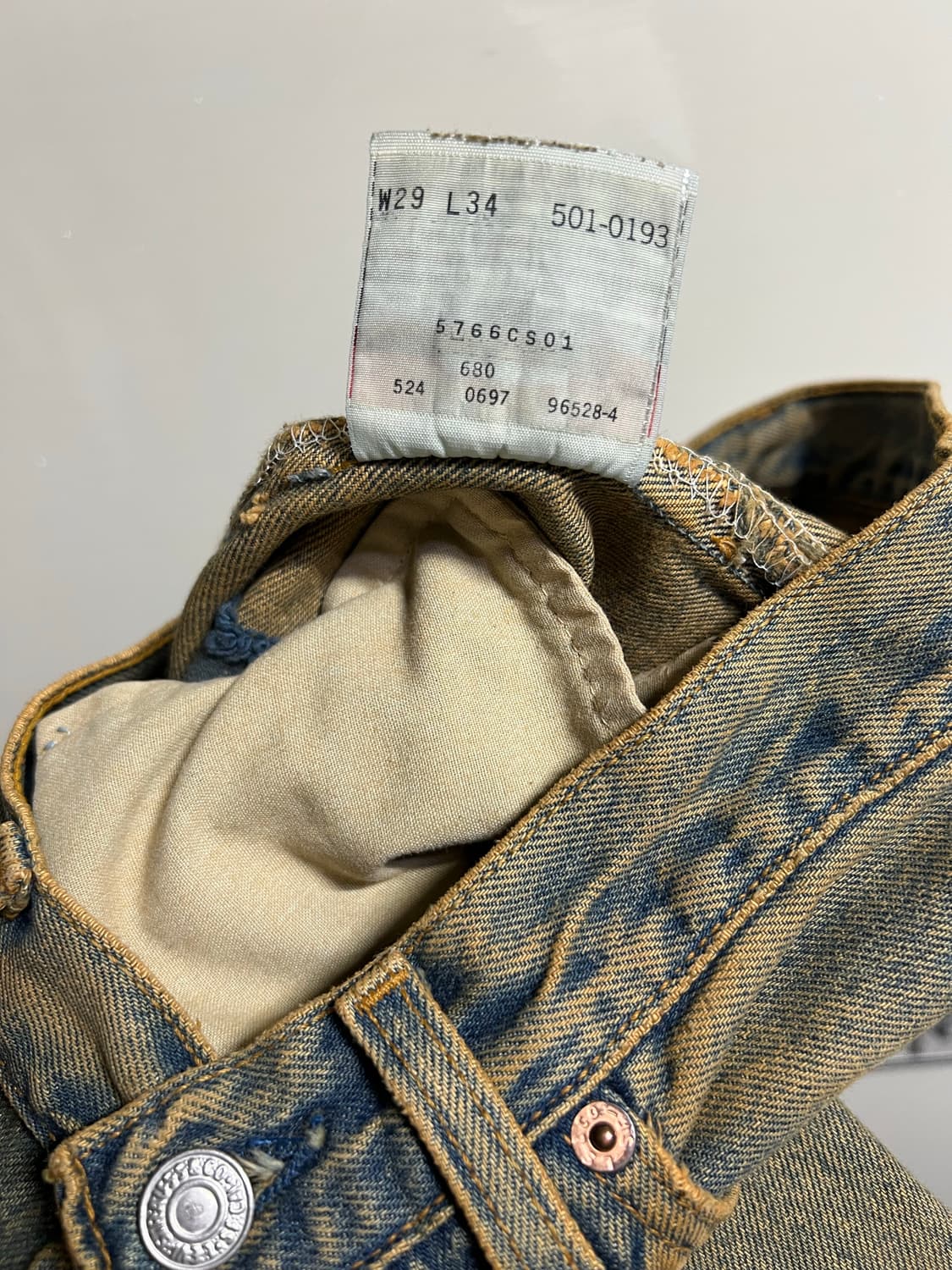 빈티지 90s 리바이스 커스텀 데님팬츠 상품이미지9