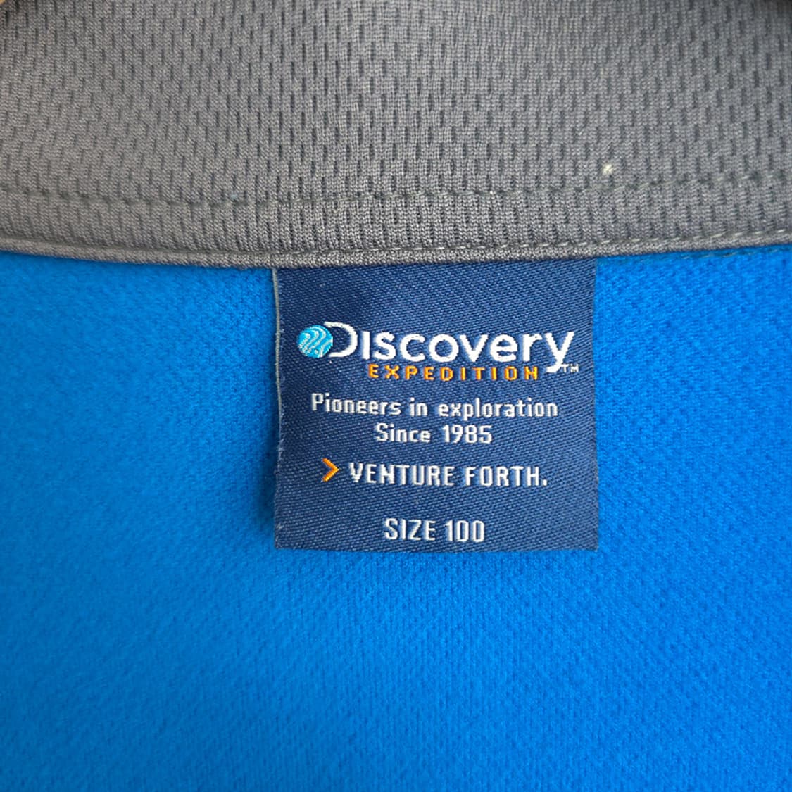 디스커버리 익스페디션 배색 하프집업 티셔츠 L 상품이미지5