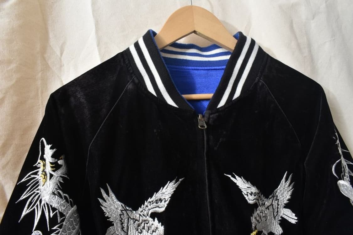 JPN 스카쟌 벨벳 양면 자켓 M0384 상품이미지8