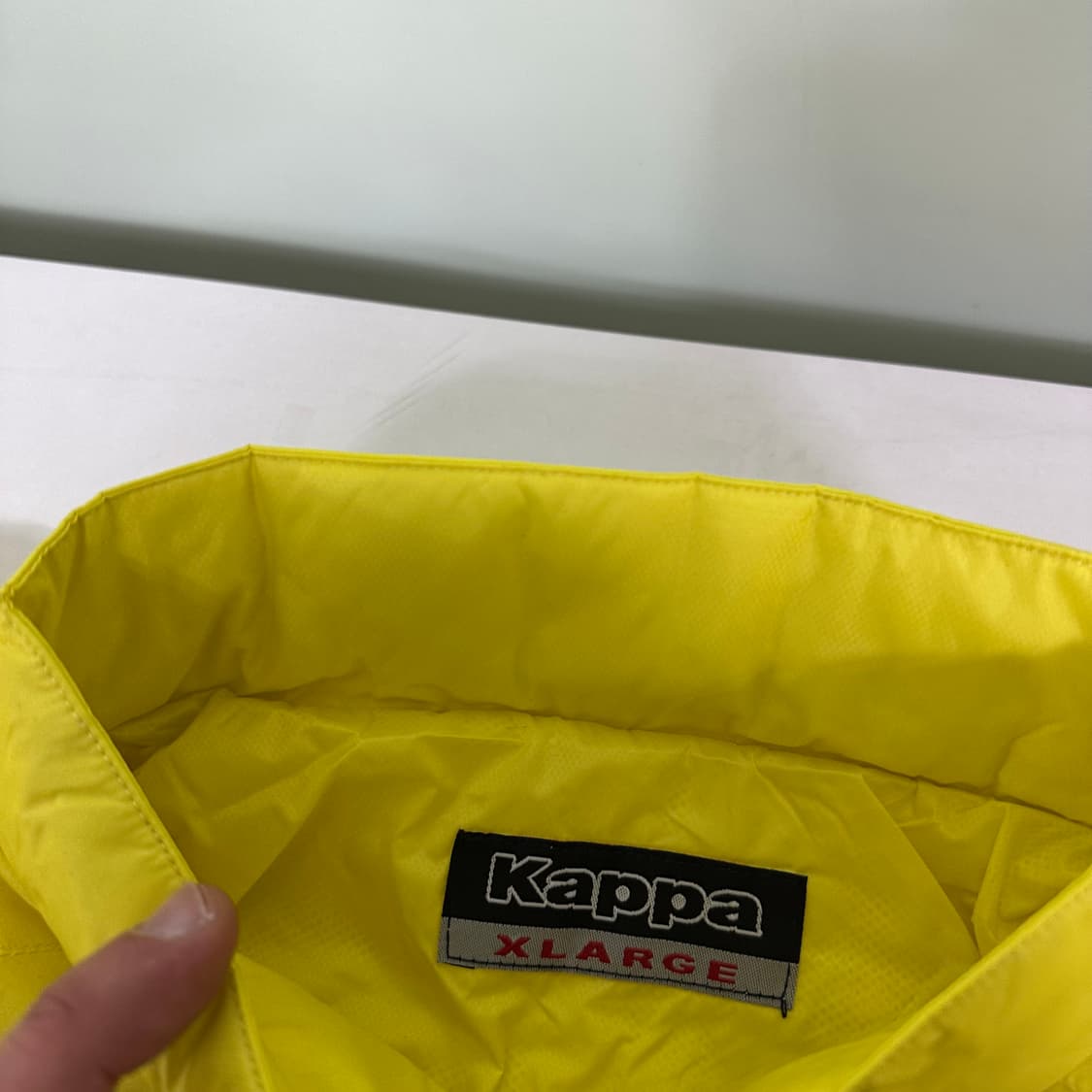 XL 험멜풋볼 엘로우 스카치로고 트레이닝 바막자켓 상품이미지4