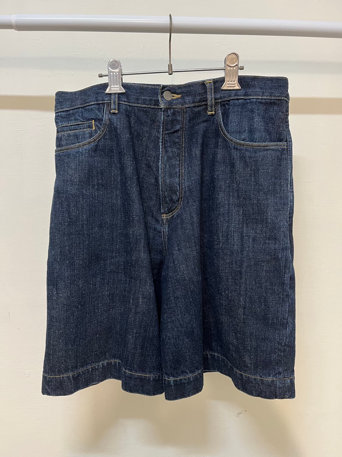 스튜디오 니콜슨 데님 버뮤다 쇼츠 상품이미지1