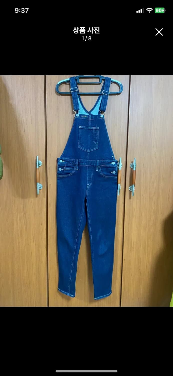 [LEVIS] 여성용 리바이스 데님 오버롤 S사이즈 상품이미지1