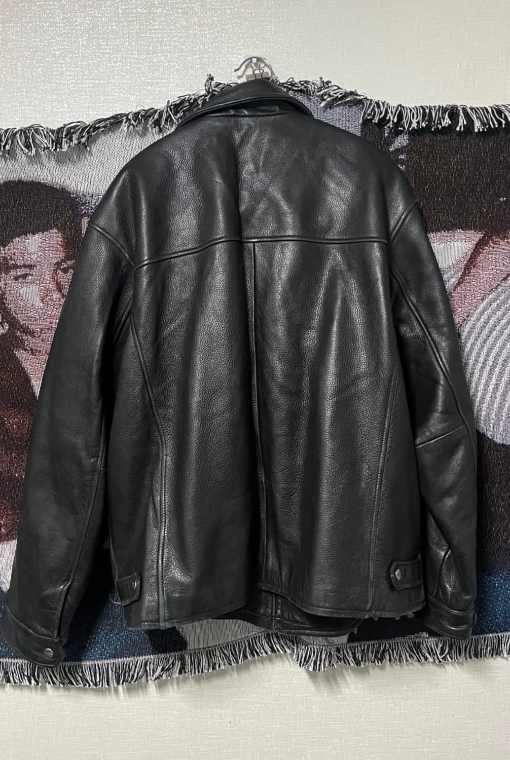 게스 (geuss) 가죽자켓 90s 소가죽 상품이미지3