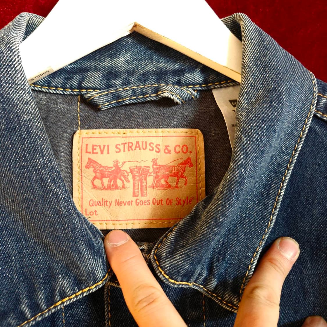 리바이스(Levis) 빈티지 타입원 데님자켓 XL 상품이미지7