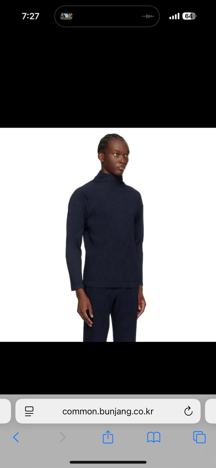 옴므 플리세 이세이 미야케 하이넥 롱 상품이미지2