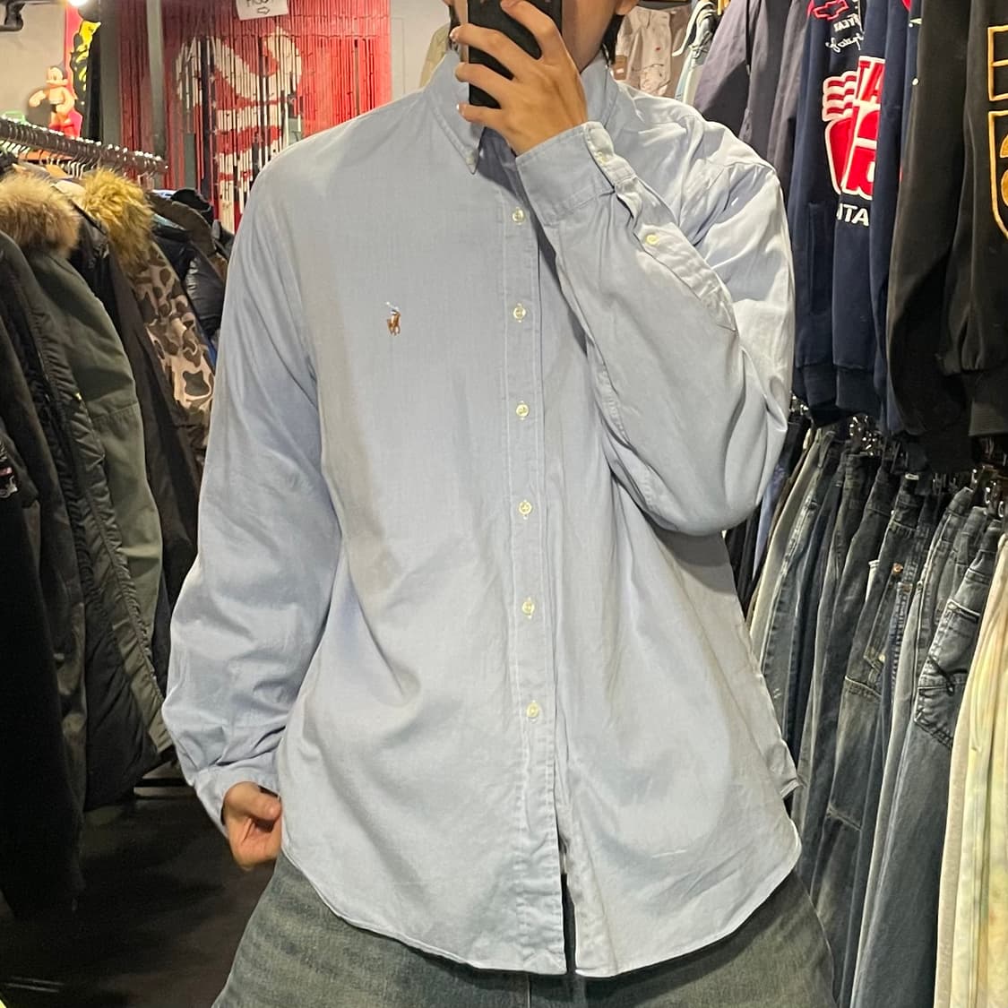 [IM] polo 폴로 블루 긴팔셔츠 상품이미지2