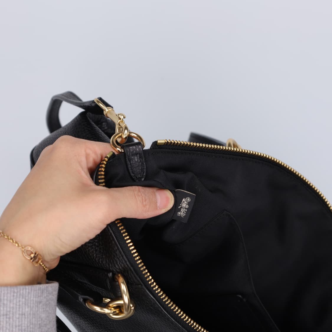 F 코치 투웨이 토트백 0409H1 상품이미지5