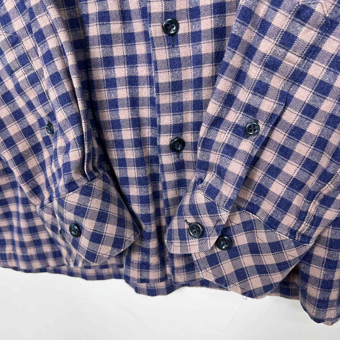 1990s LANVIN 랑방 체크 셔츠 상품이미지2