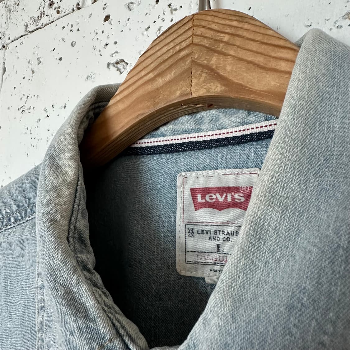 L 리바이스 데님 셔츠 상품이미지6
