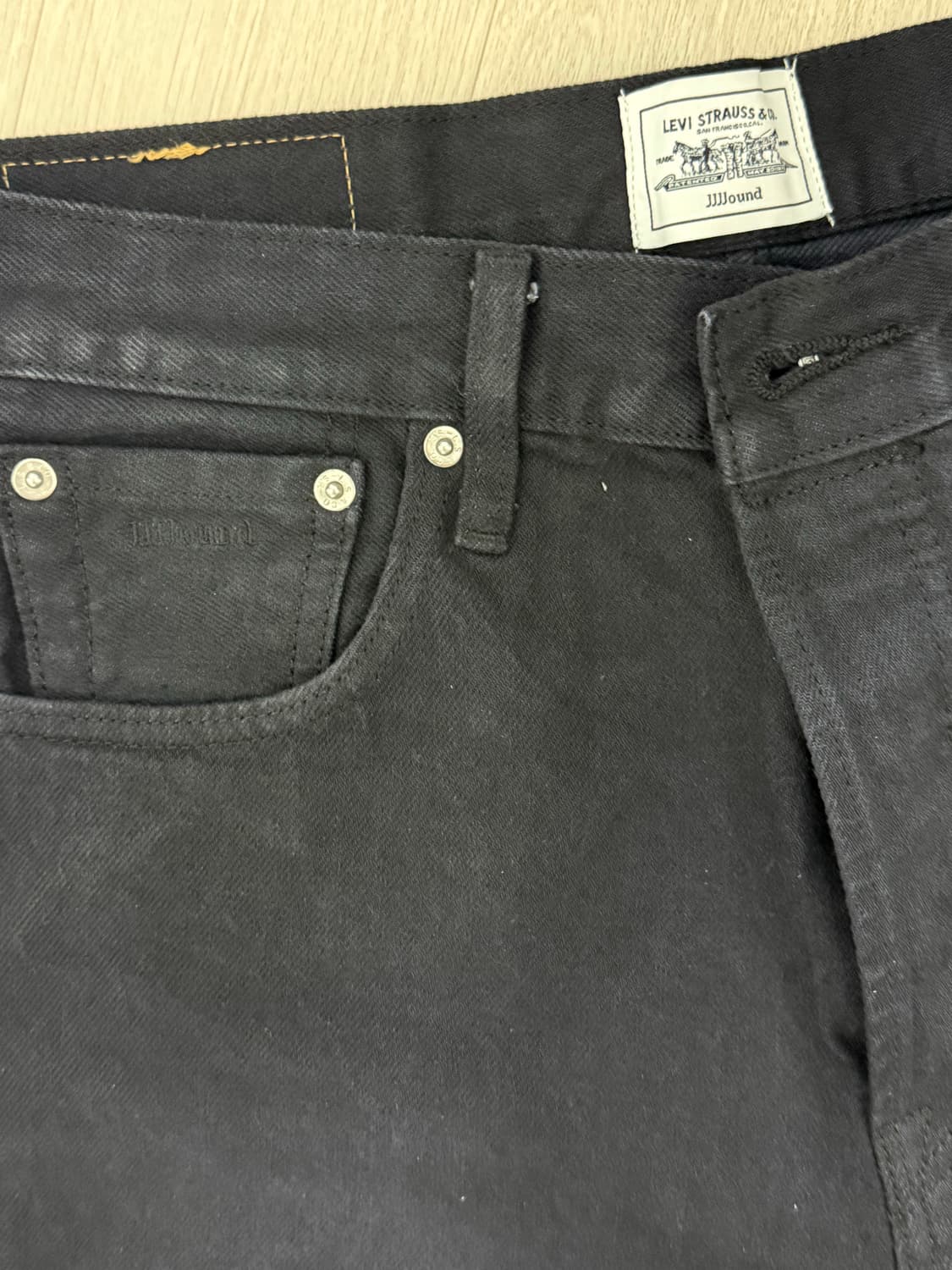 리바이스 x JJJ자운드 501 93 블랙 W30 L32 상품이미지3