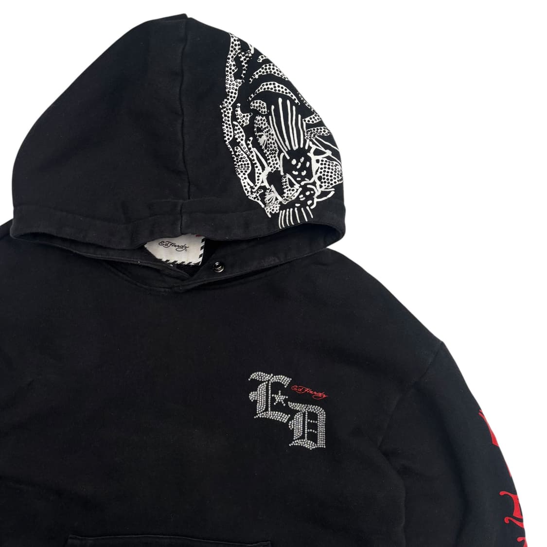 애드하디 y2k 블랙 후드티 S 상품이미지2