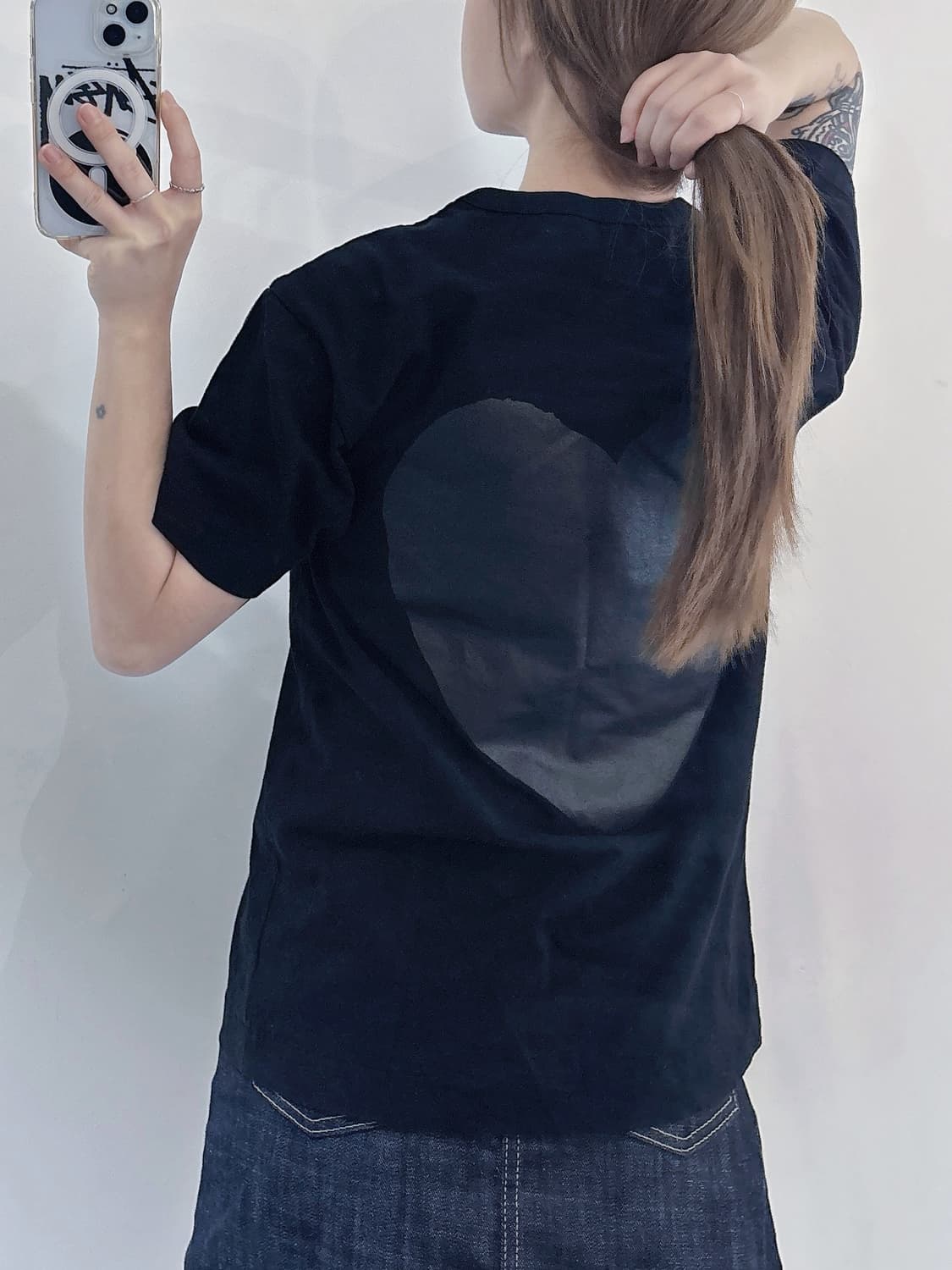 꼼데가르송 빅로고 반팔 상품이미지3