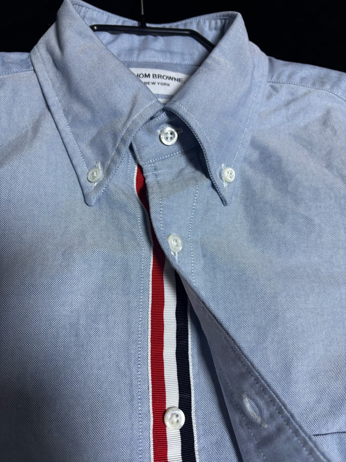 [3] 톰브라운 옥스포드 셔츠 라이트 블루 상품이미지3