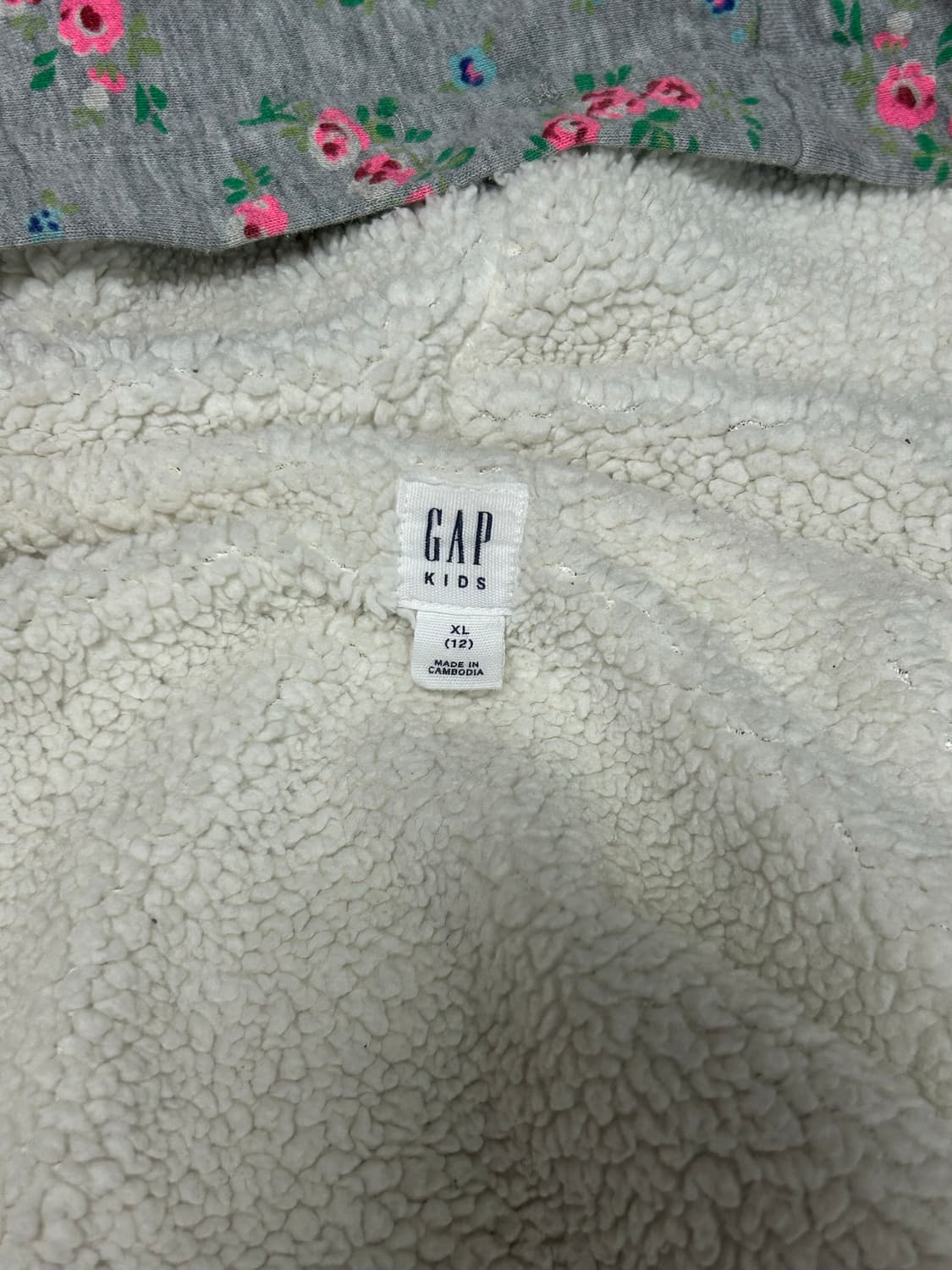 갭 플라워 화이트펄 봄 후드집업 모리걸 상품이미지7