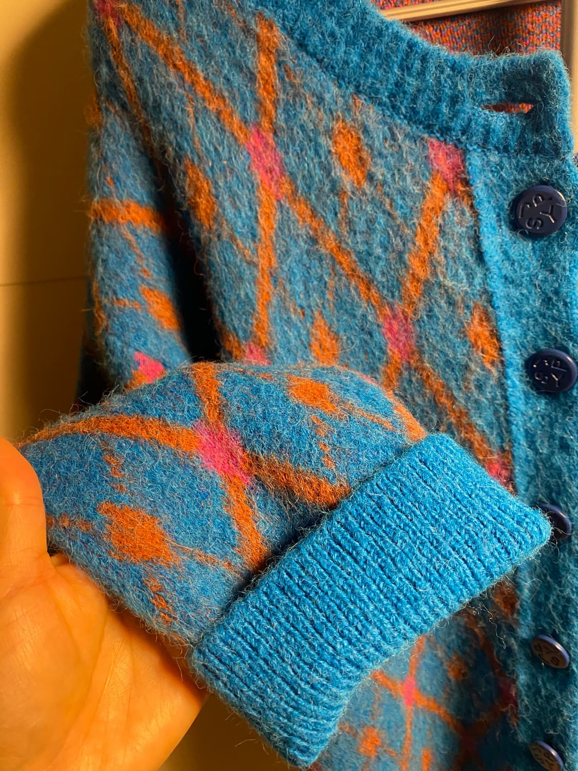 SJYP 언발란스 니트 가디건 S 상품이미지4