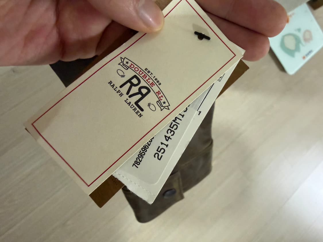 RRL 레더 오버셔츠 M 사이즈 새제품 상품이미지5