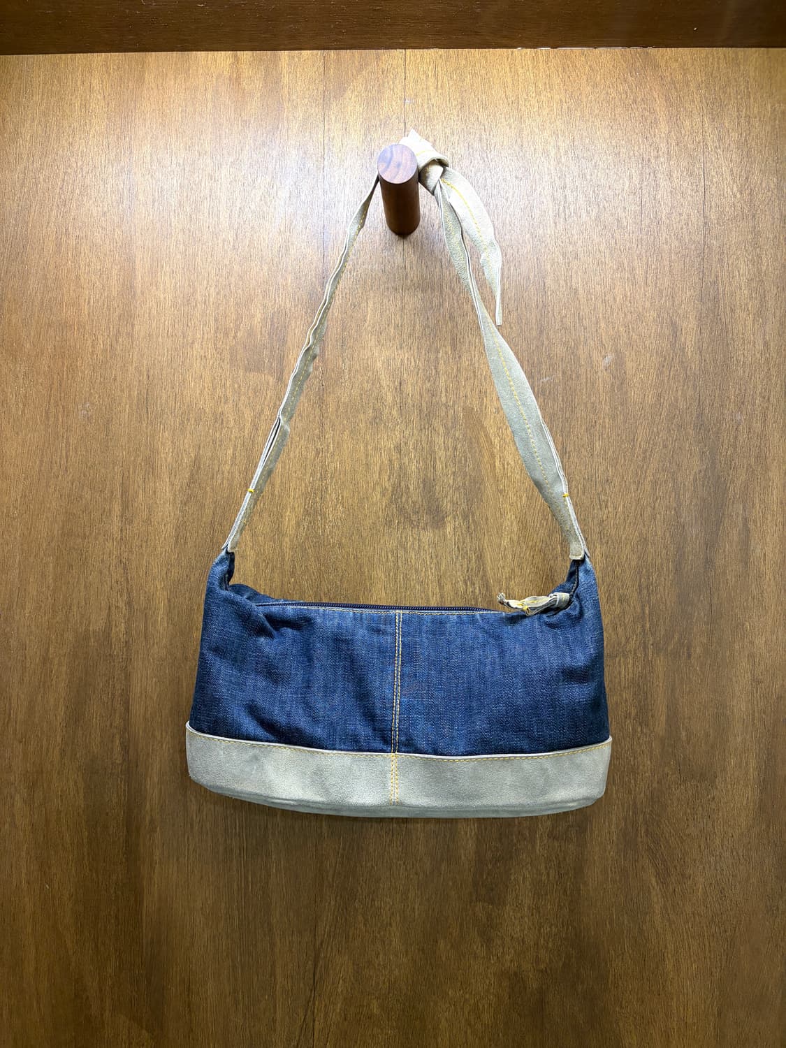 미우미우 데님 스웨이드 숄더백 상품이미지4