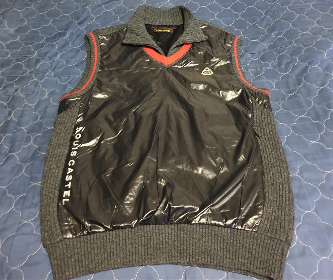 (단종매물) 루이까스텔 우먼 방풍 니트 하프집업 조끼 베스트 (100) 상품이미지1