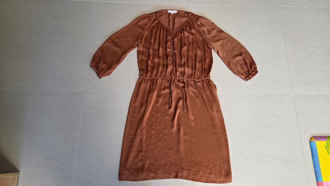 산드로 애니홀 브라운 롱 원피스  상품이미지2