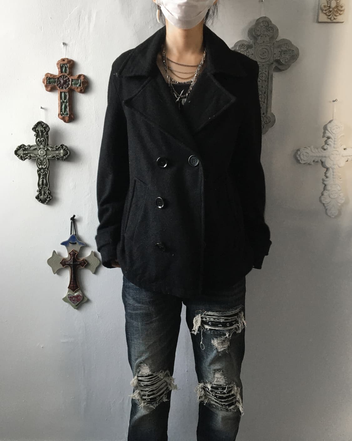 Double button coat 상품이미지8