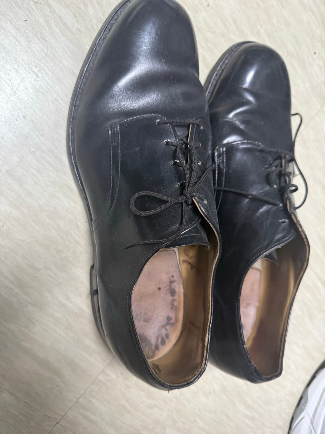 70s Leavenworth usn service shoes 10.5W 상품이미지2