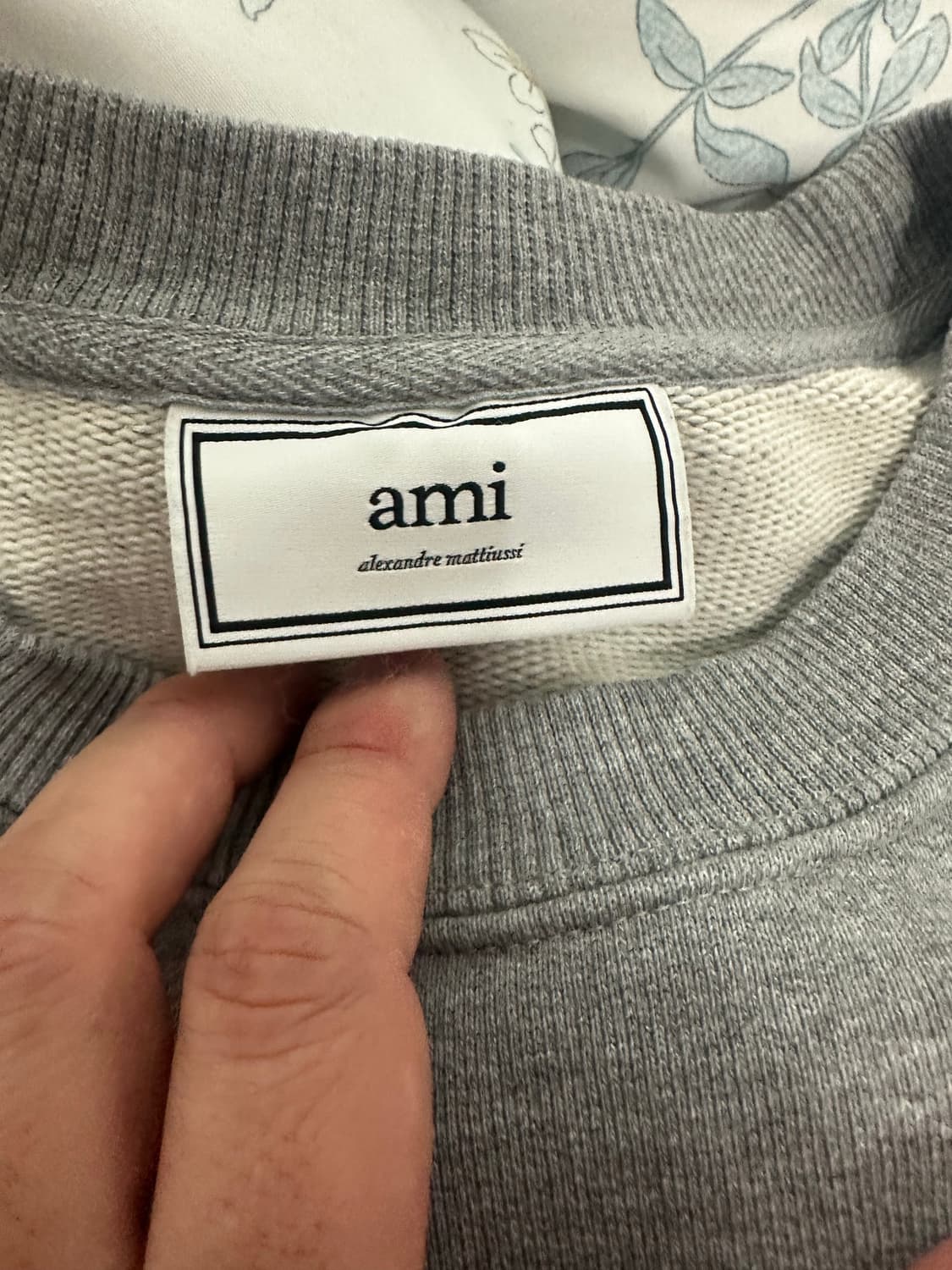 아미 맨투맨 그레이 XL 상품이미지6