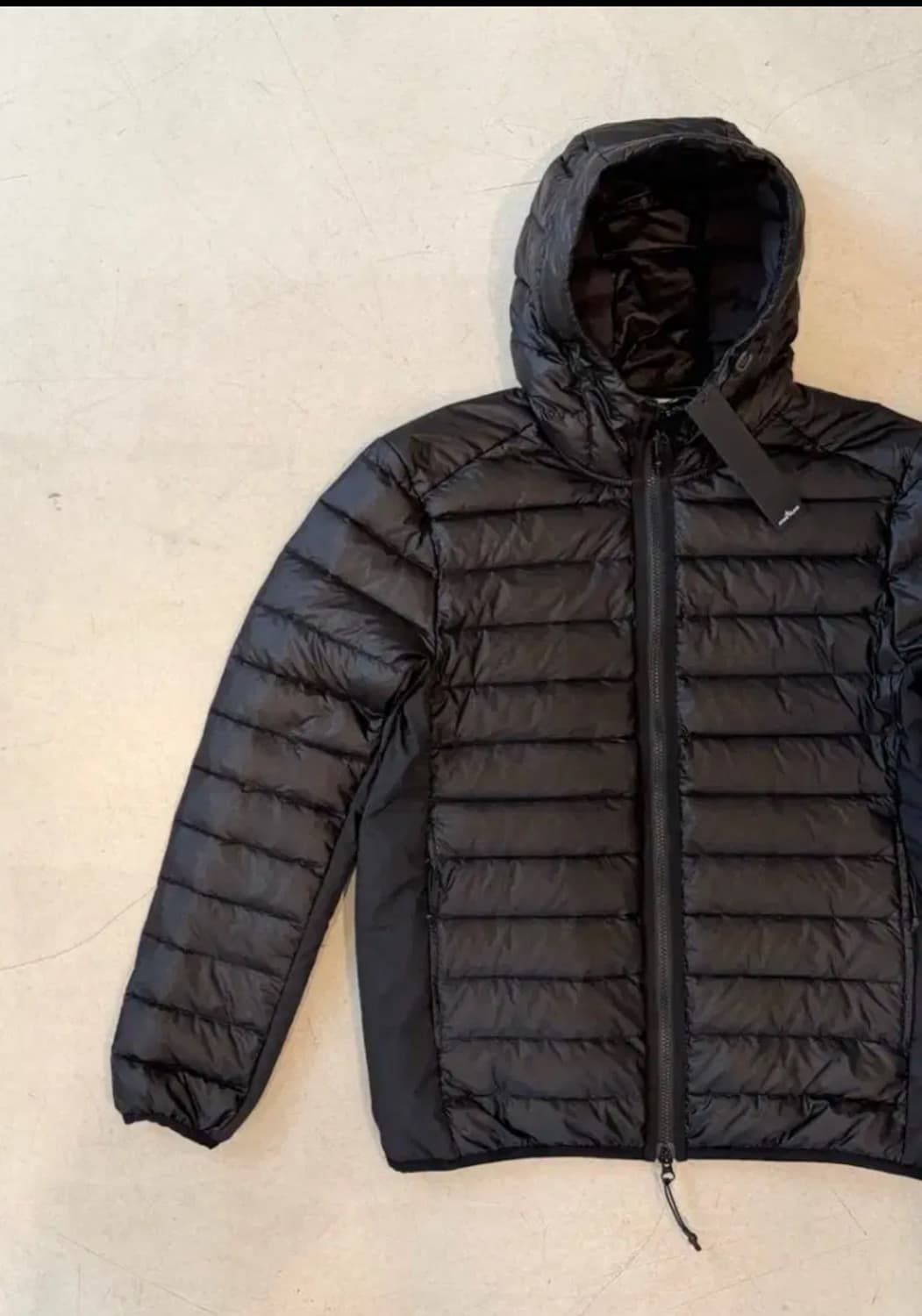 스톤아일랜드 경량패딩 L 블랙 새상품 상품이미지3