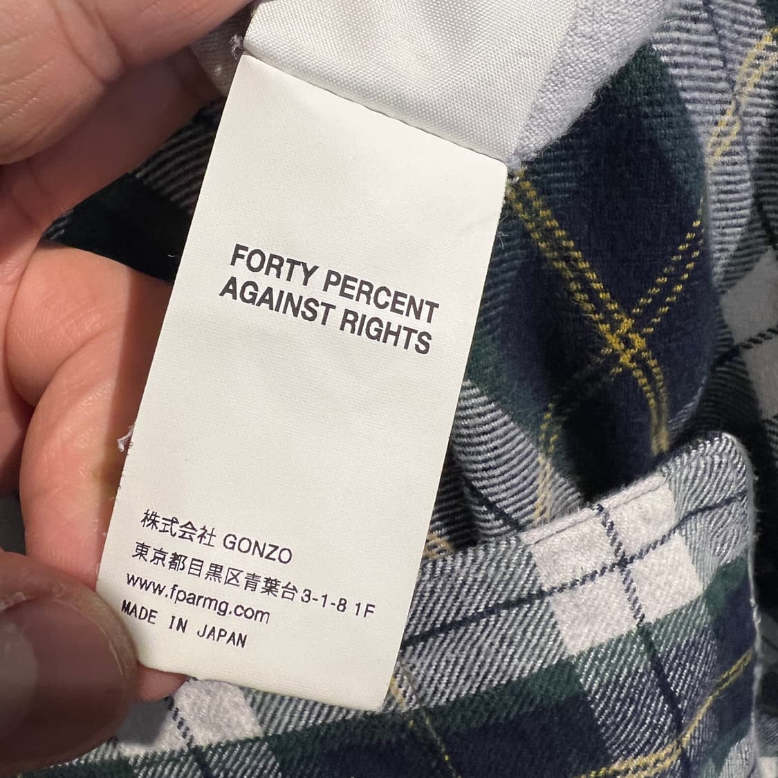 FORTY PERCENT AGAINST RIGHTS 그래픽 티셔츠 상품이미지6