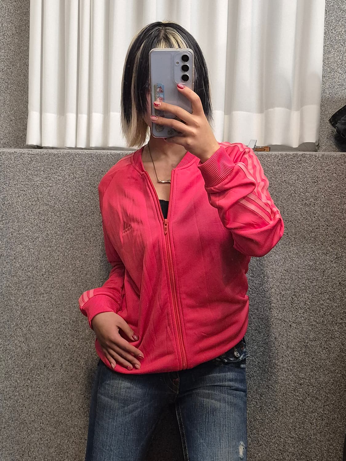 ADIDAS PINK ZIPUP JERSEY  상품이미지1