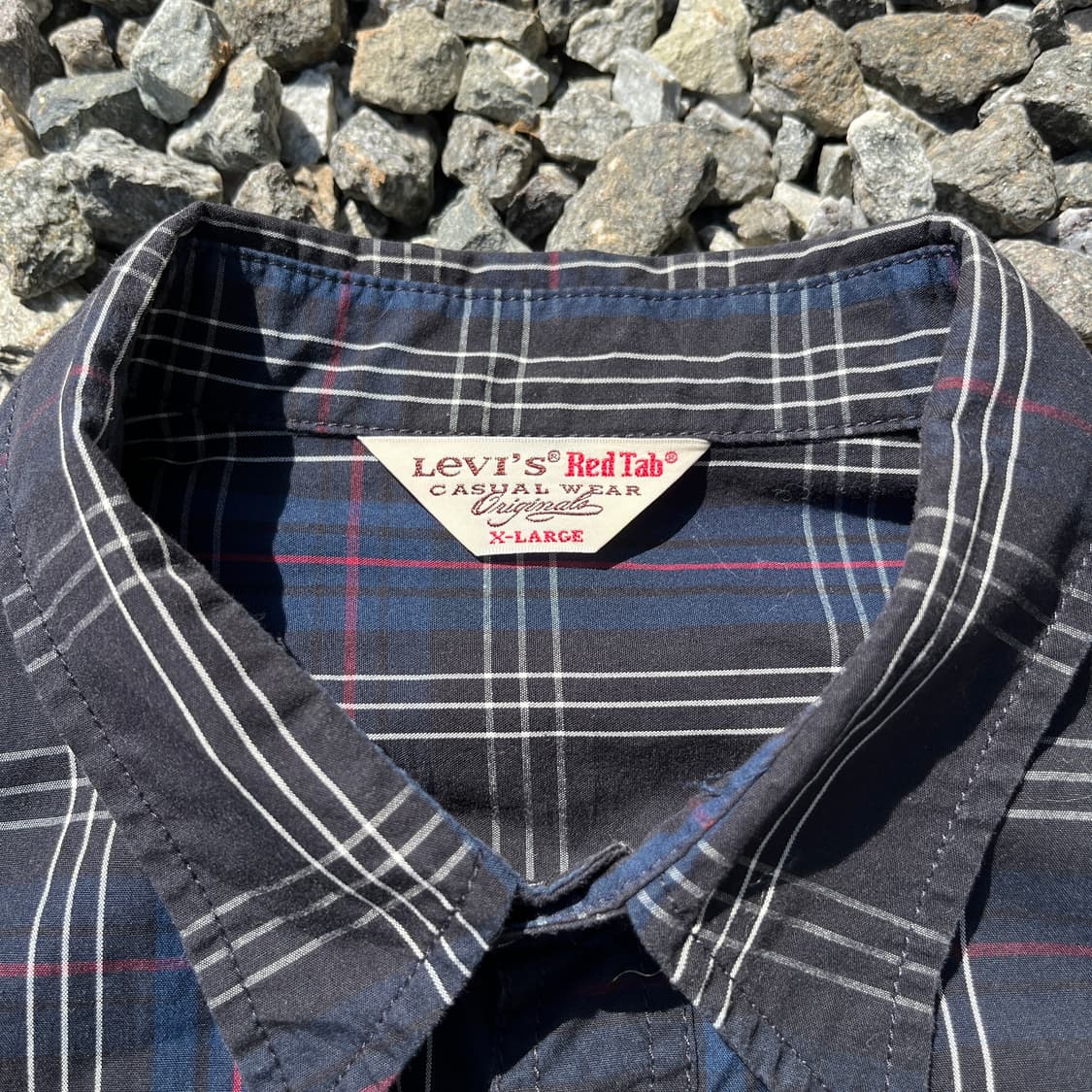 리바이스 일본판 레드탭 체크 셔츠 (실측확인) 상품이미지4