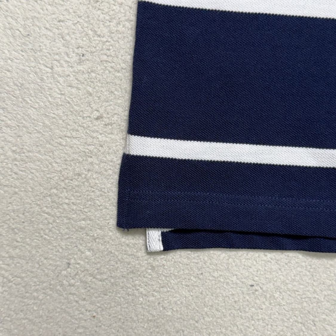 폴로 랄프로렌 빅포니 스트라이프 PK 카라 티셔츠 네이비 M 상품이미지4