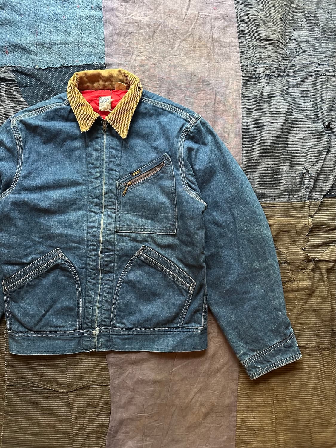 70s USA LEE 빈티지 리 191LB 데님 워크 자켓 rrl 상품이미지2