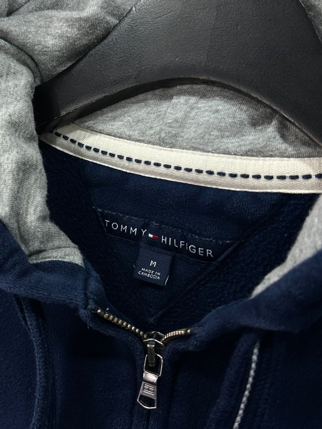 타미힐피거 후드집업 네이비 M 상품이미지3