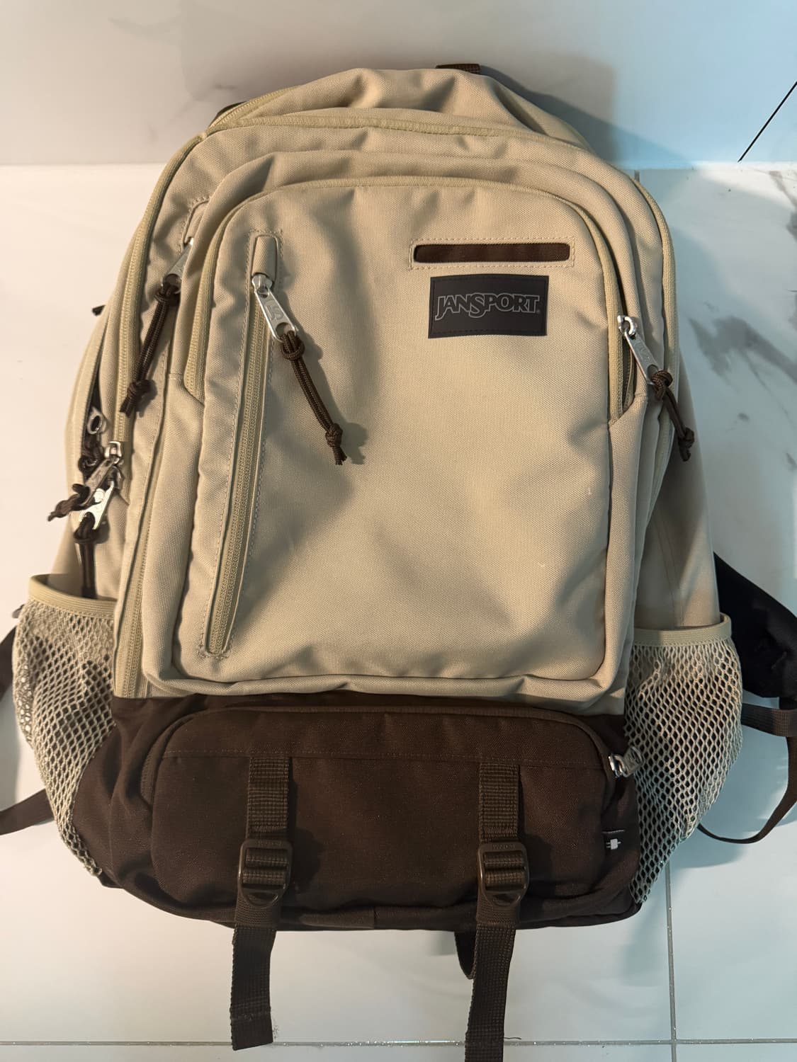 잔스포츠 백팩 엔보이 베이지 상품이미지1