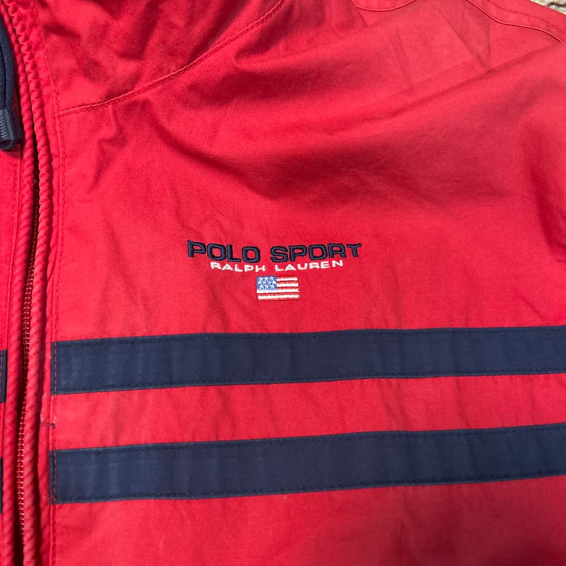 [L] 90s 폴로 스포츠 리버시블 자수로고 스윙자켓 상품이미지9
