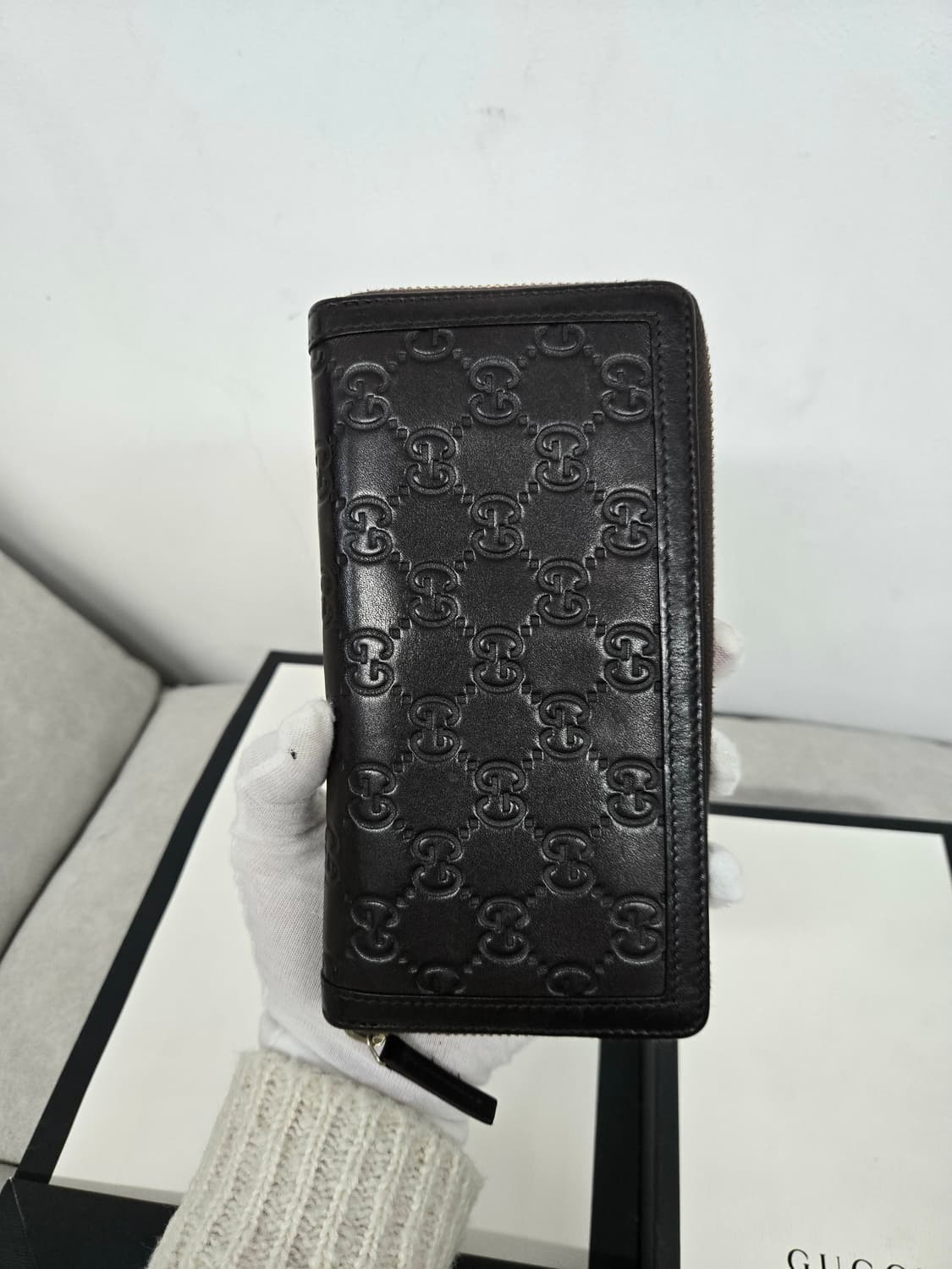 [보증서 정품] 구찌 인터로킹 장지갑 상품이미지4