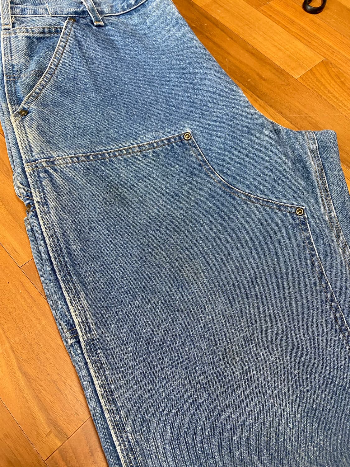 칼하트 Og B73 DST 더블니 데님 카펜터 팬츠 36x32 상품이미지3