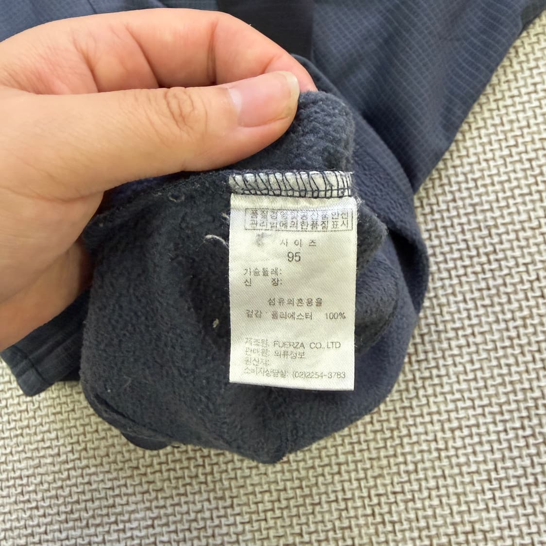 95 디아도라 반집업 플리스 집업 0619D1 상품이미지4