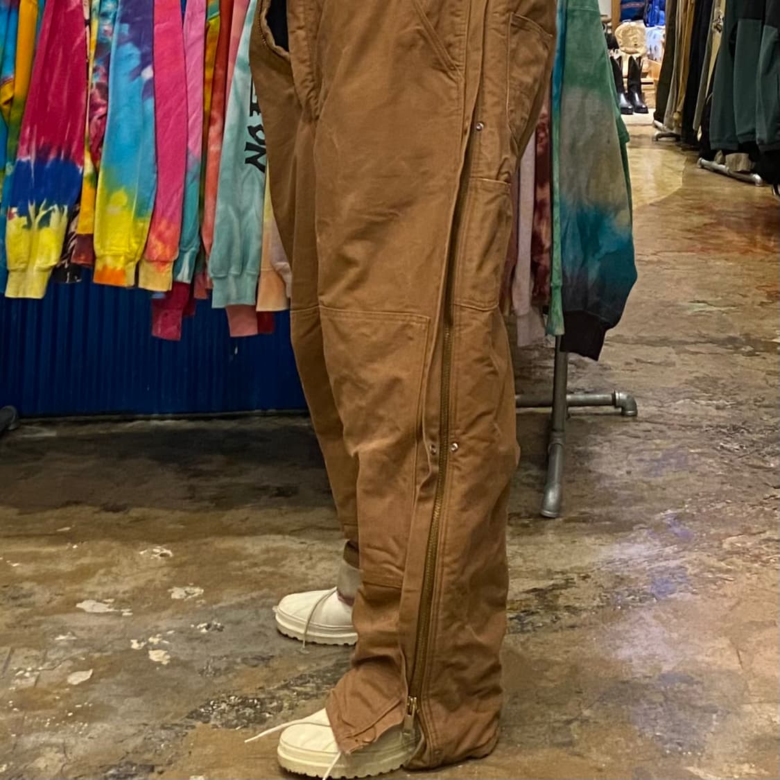 00s USA 칼하트 워크 패딩 점프슈트 상품이미지5